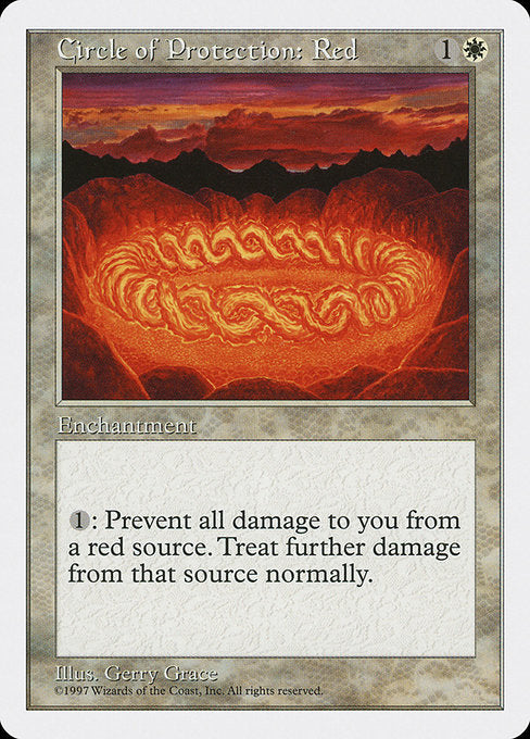 Circle of Protection: Red (20) [Fifth Edition]