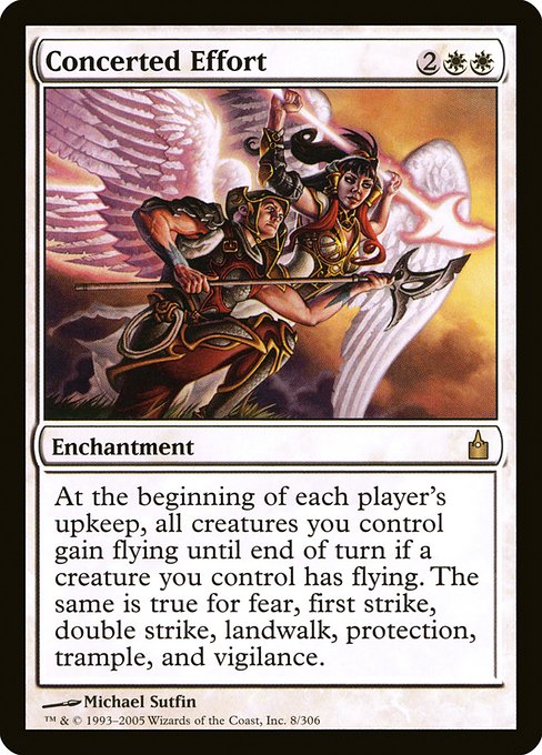 Concerted Effort (8) [Ravnica: City of Guilds]