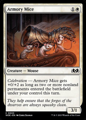 Armory Mice (3) [Wilds of Eldraine]