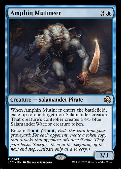 Amphin Mutineer (143) [The Lost Caverns of Ixalan Commander]