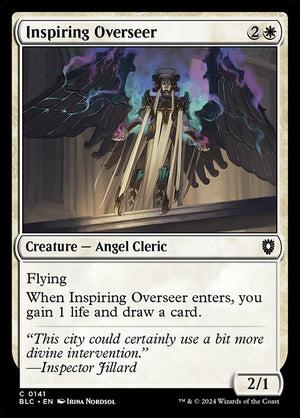 Inspiring Overseer (141) [Bloomburrow Commander]