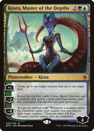 Kiora, Master of the Depths (213) [Battle for Zendikar]