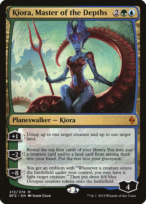 Kiora, Master of the Depths (213) [Battle for Zendikar]