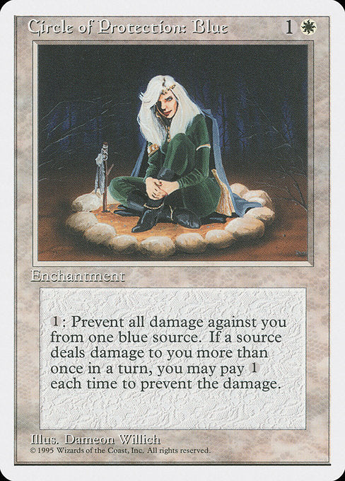 Circle of Protection: Blue (15) [Fourth Edition]