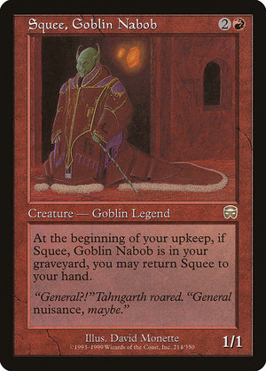 Squee, Goblin Nabob (214) [Mercadian Masques]