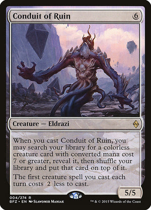 Conduit of Ruin (4) [Battle for Zendikar]