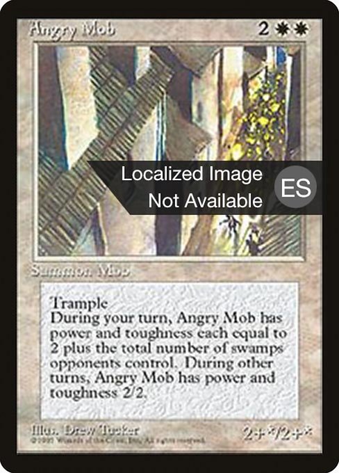 Angry Mob (3) [Fourth Edition Foreign Black Border]