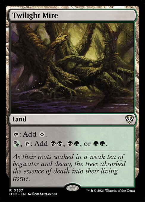 Twilight Mire (337) [Outlaws of Thunder Junction Commander]
