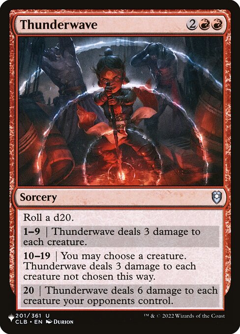 Thunderwave (CLB-201) [The List]
