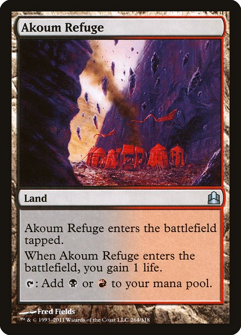 Akoum Refuge (264) [Commander 2011]