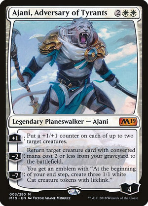Ajani, Adversary of Tyrants (3) [Core Set 2019]