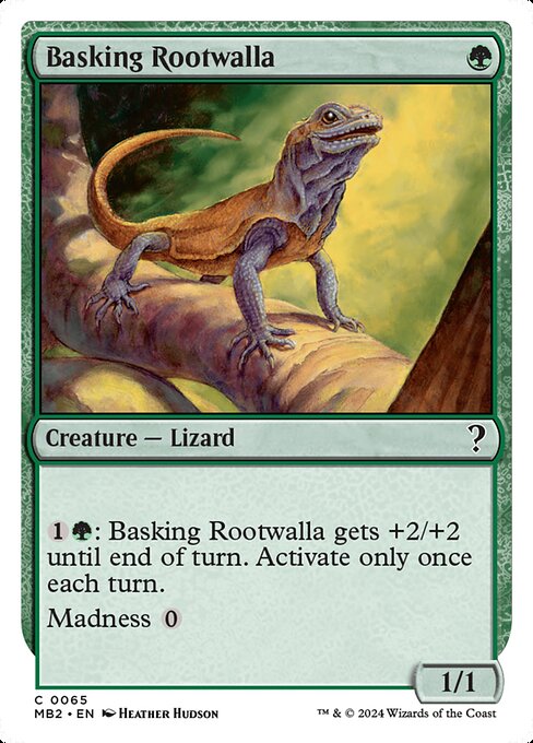 Basking Rootwalla (65) [Mystery Booster 2]