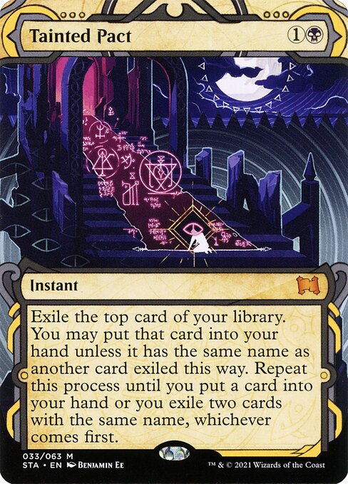 Tainted Pact (33) [Strixhaven Mystical Archive] [Showcase, Borderless]