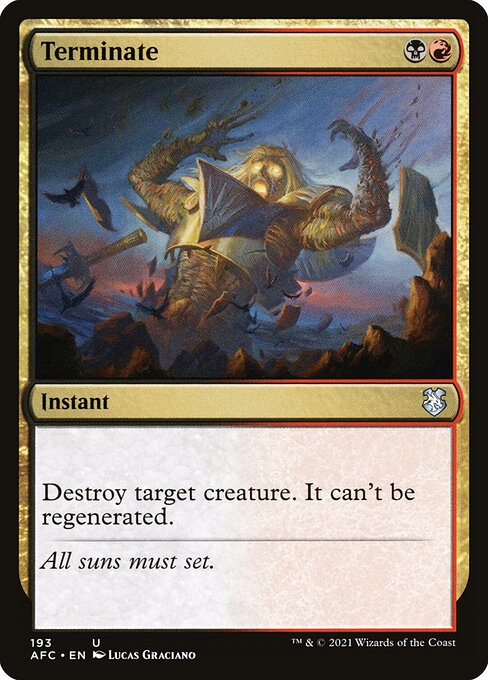 Terminate (193) [Forgotten Realms Commander]