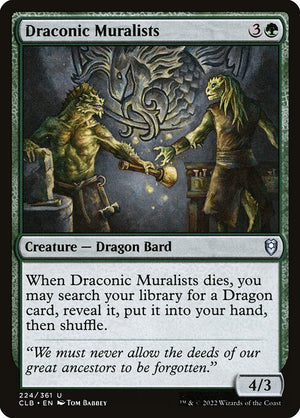 Draconic Muralists (224) [Commander Legends: Battle for Baldur's Gate]
