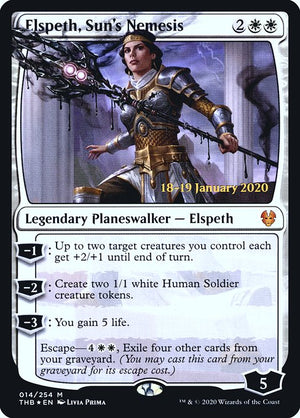 Elspeth, Sun's Nemesis (14s) [Theros Beyond Death Promos]