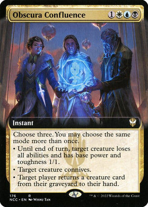 Obscura Confluence (176) [New Capenna Commander] [Extended Art]