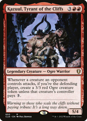 Kazuul, Tyrant of the Cliffs (800) [Commander Legends: Battle for Baldur's Gate]