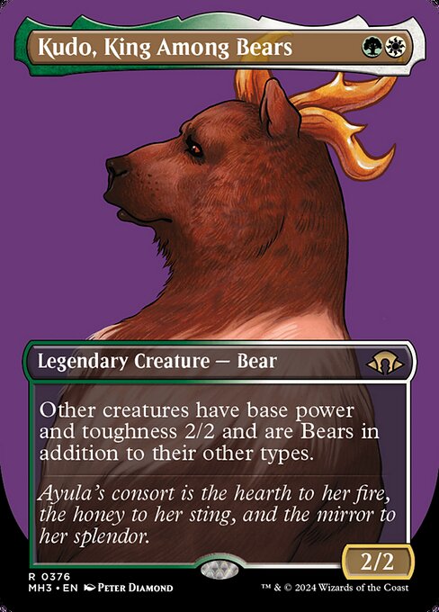 Kudo, King Among Bears (376) [Modern Horizons 3]