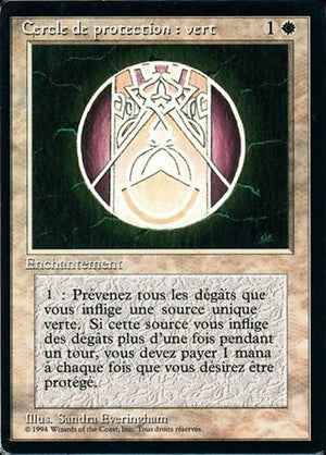 Circle of Protection: Green (11) [Foreign Black Border]