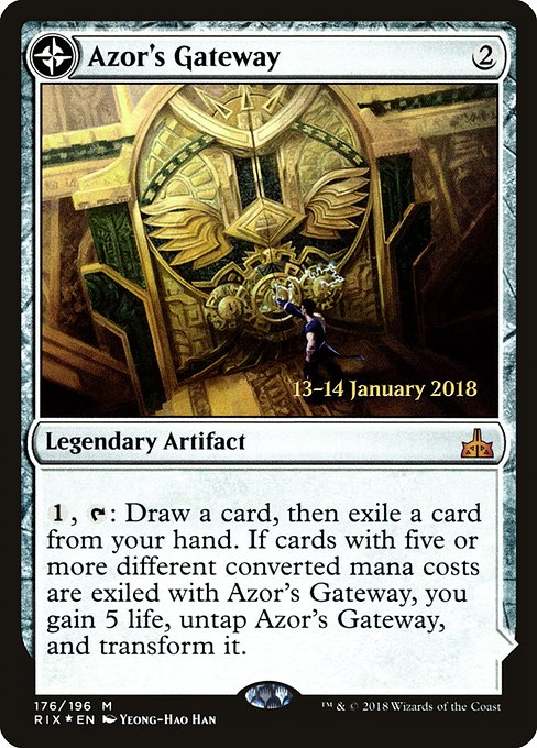 Azor's Gateway // Sanctum of the Sun (176s) [Rivals of Ixalan Promos]