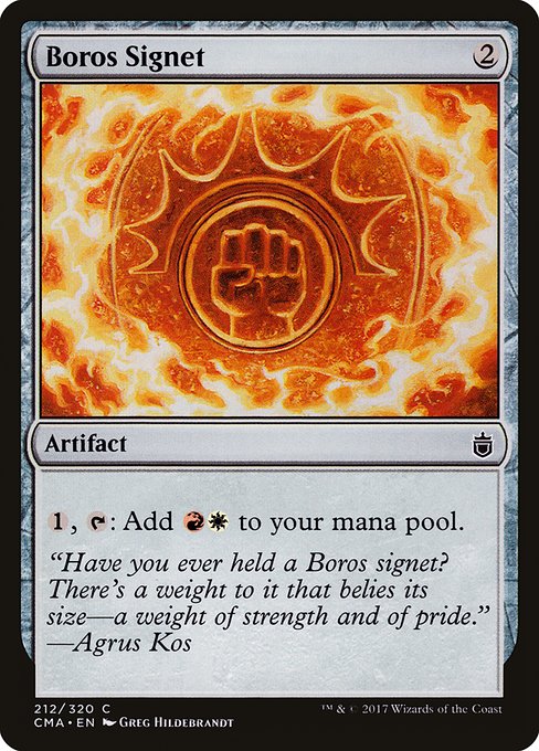 Boros Signet (212) [Commander Anthology]