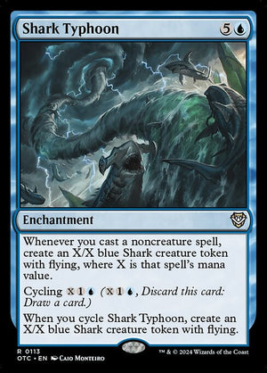 Shark Typhoon (113) [Outlaws of Thunder Junction Commander]