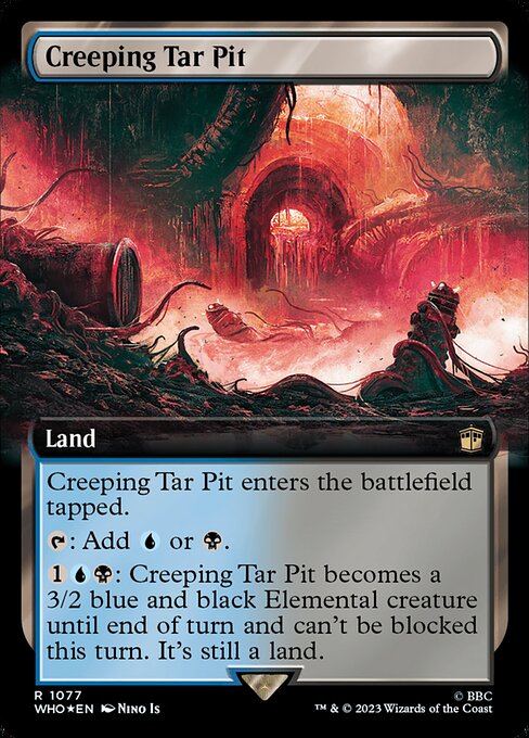 Creeping Tar Pit (1077) [Doctor Who] [Extended Art]