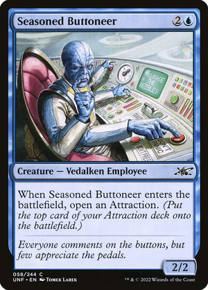 Seasoned Buttoneer (58) [Unfinity]