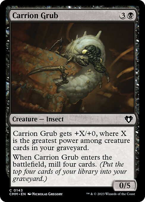 Carrion Grub (143) [Commander Masters]