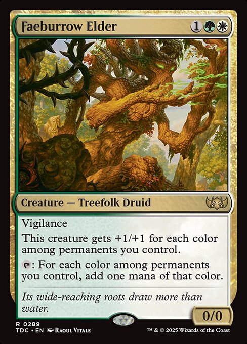 Faeburrow Elder (289) [Tarkir: Dragonstorm Commander]