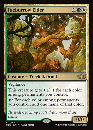 Faeburrow Elder (289) [Tarkir: Dragonstorm Commander]
