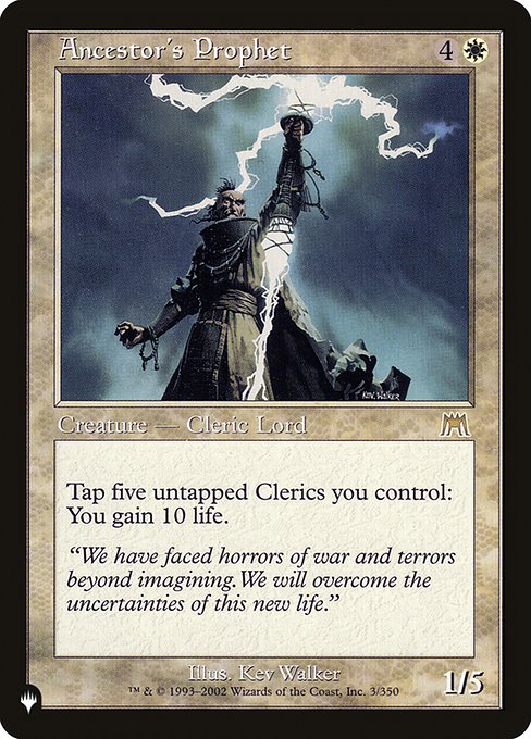 Ancestor's Prophet (ONS-3) [The List]