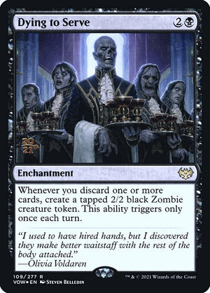 Dying to Serve (109s) [Innistrad: Crimson Vow Promos]