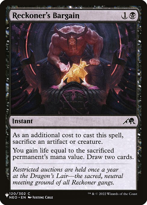 Reckoner's Bargain (NEO-120) [The List]