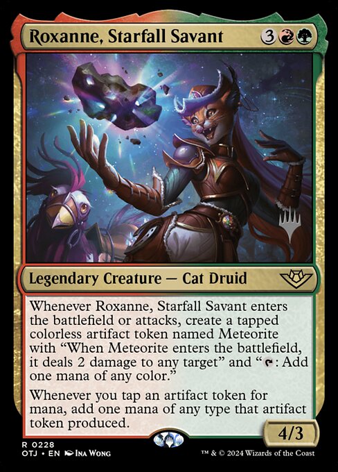 Roxanne, Starfall Savant (228p) [Outlaws of Thunder Junction Promos]