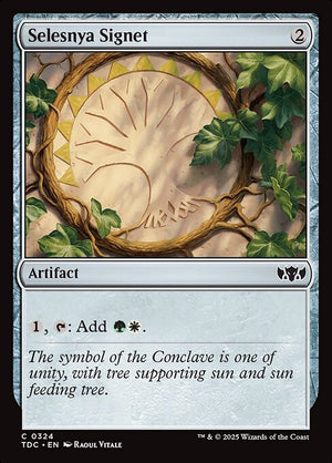 Selesnya Signet (324) [Tarkir: Dragonstorm Commander]