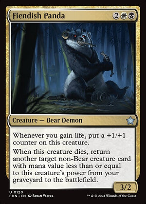 Fiendish Panda (120) [Foundations]