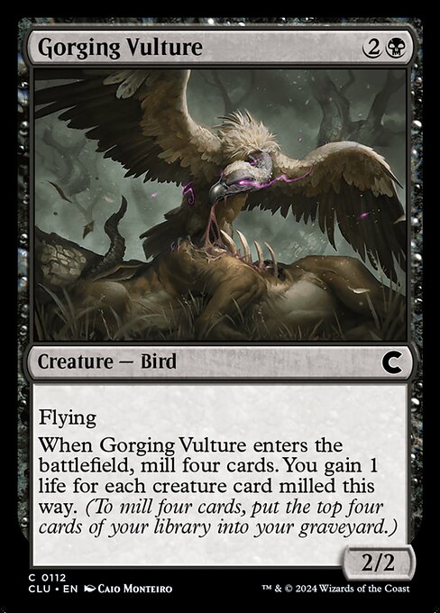 Gorging Vulture (112) [Ravnica: Clue Edition]