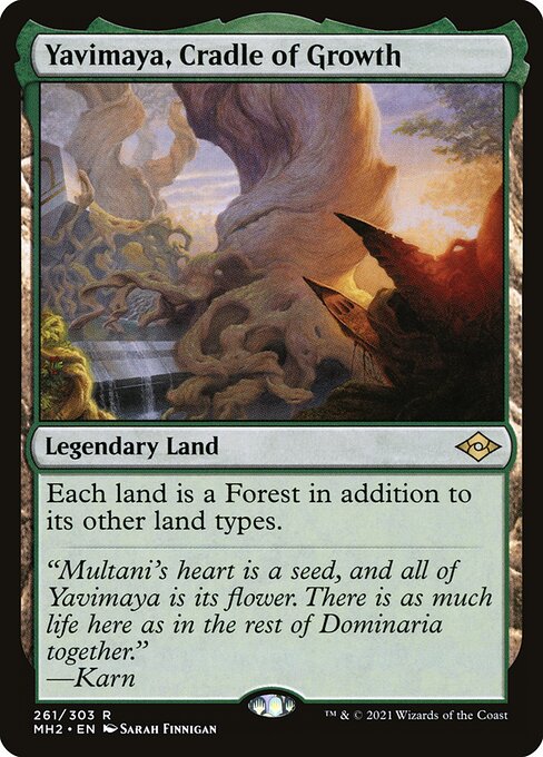 Yavimaya, Cradle of Growth (261) [Modern Horizons 2]