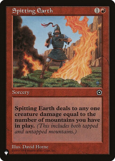 Spitting Earth (P02-116) [The List]