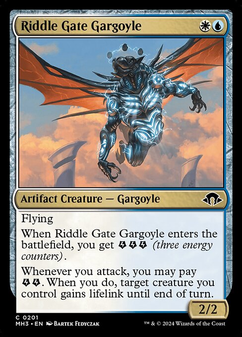 Riddle Gate Gargoyle (201) [Modern Horizons 3]