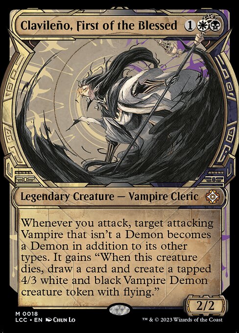 Clavileño, First of the Blessed (18) [The Lost Caverns of Ixalan Commander] [Showcase]