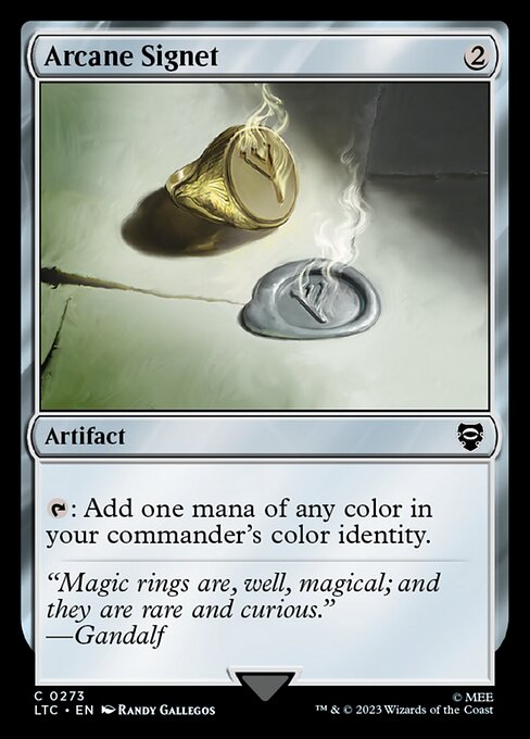 Arcane Signet (273) [Tales of Middle-earth Commander]
