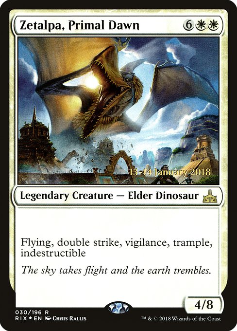 Zetalpa, Primal Dawn (30s) [Rivals of Ixalan Promos]