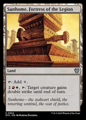 Sunhome, Fortress of the Legion (324) [Outlaws of Thunder Junction Commander]