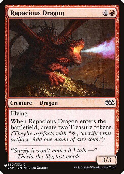 Rapacious Dragon (2XM-140) [The List]