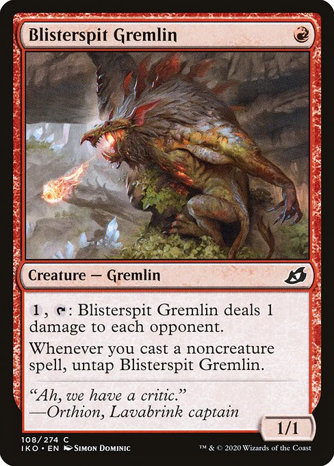 Blisterspit Gremlin (108) [Ikoria: Lair of Behemoths]