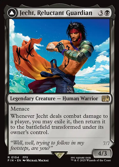 Jecht, Reluctant Guardian // Braska's Final Aeon (104) [Final Fantasy]