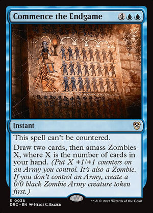 Commence the Endgame (38) [Aetherdrift Commander]